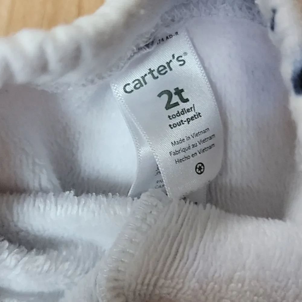 CARTER'S 2-PIECE PINK AND WHITE POLAR BEAR OUTFIT, Size 2T